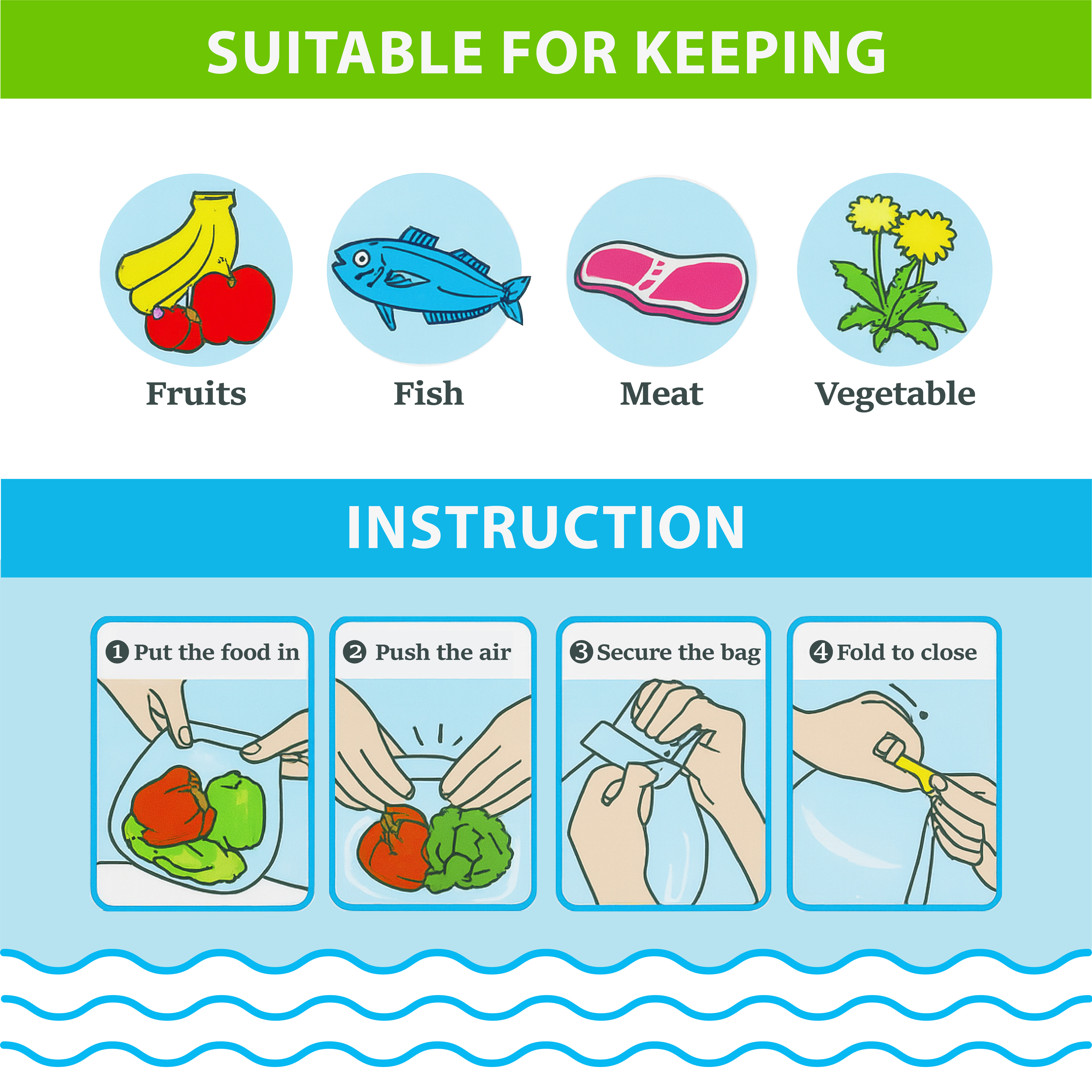 Shing Seng Poh Vegetable Fresh Keeper – Reusable Freshness Bag (Made in Japan)